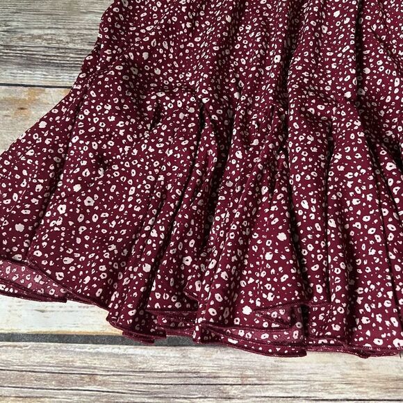 Burgundy Fall ready Skirt  - Picture 2 of 6